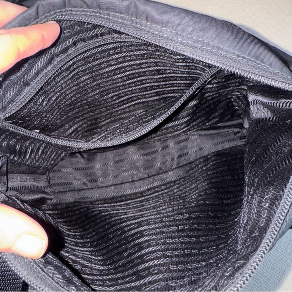 Prada Messenger Nylon Bag Crossbody Black - Picture 7 of 8